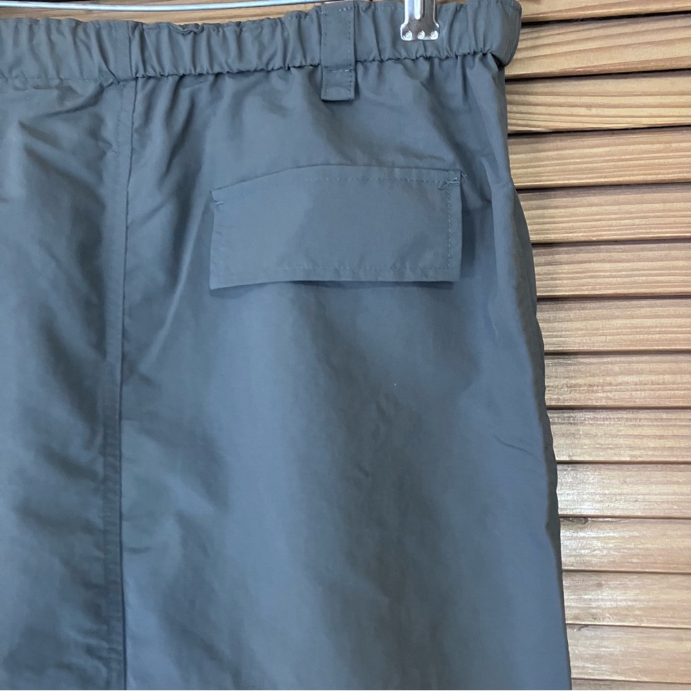 Ardene Graphite Grey Utility Cargo Parachute Longline Maxi Skirt Women’s M - Picture 6 of 10